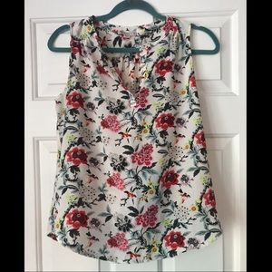 Colorful Sleeveless Blouse